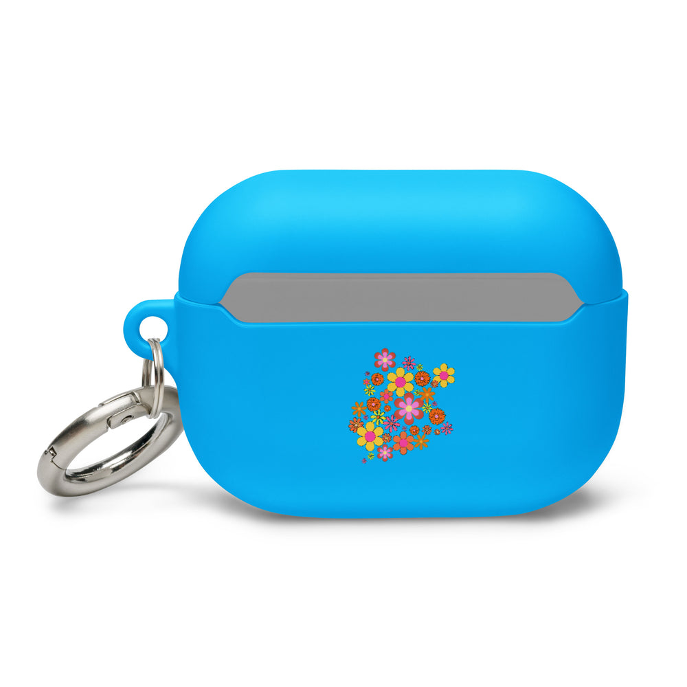 Dental Babe Retro Floral Rubber Case for AirPods®