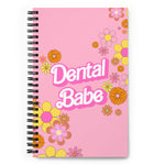 Dental Babe Floral Retro Spiral Notebook