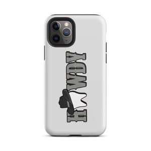 Howdy Tooth Tough Case for iPhone® Black Design
