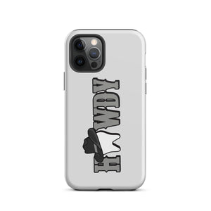 Howdy Tooth Tough Case for iPhone® Black Design