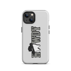 Howdy Tooth Tough Case for iPhone® Black Design