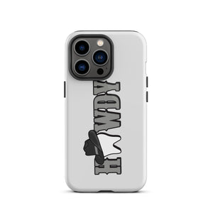 Howdy Tooth Tough Case for iPhone® Black Design