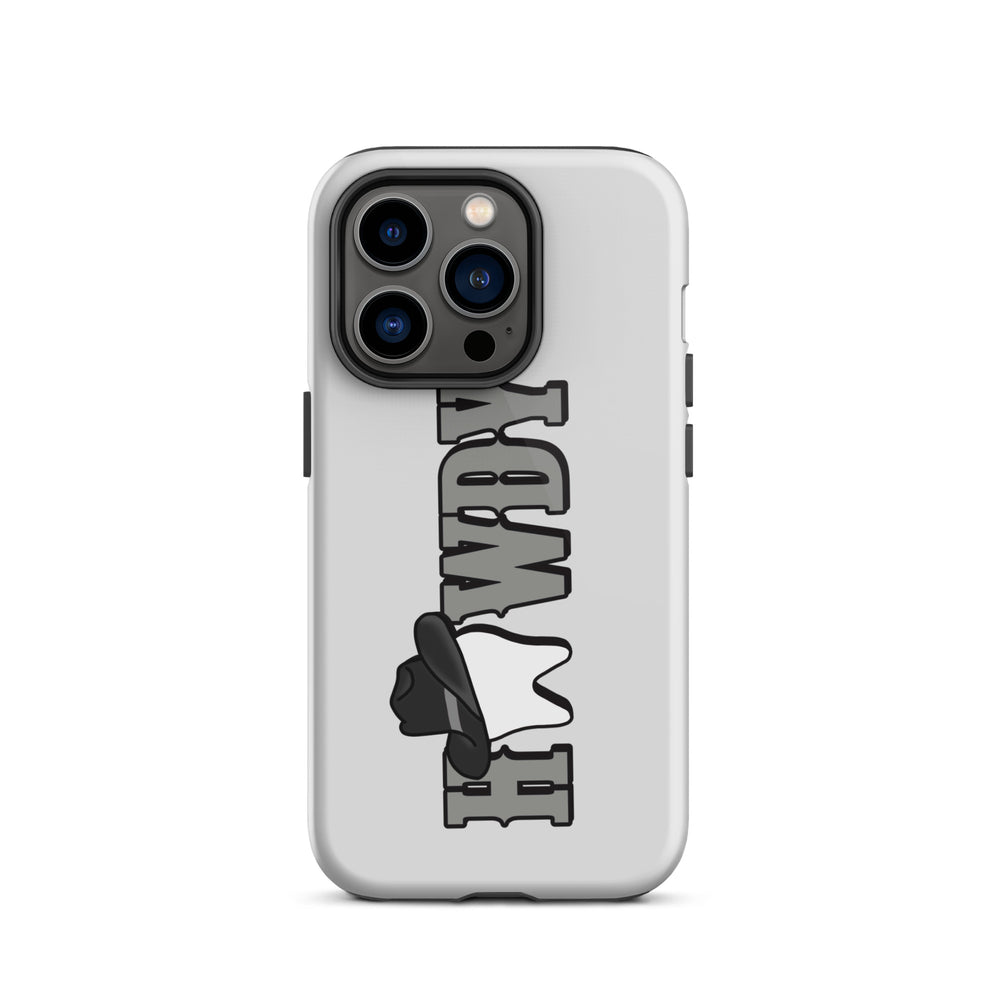 Howdy Tooth Tough Case for iPhone® Black Design