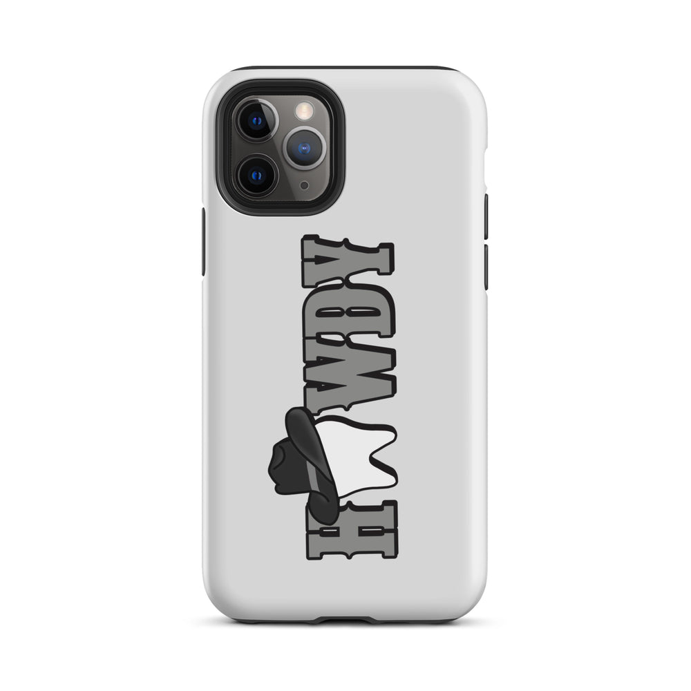 Howdy Tooth Tough Case for iPhone® Black Design