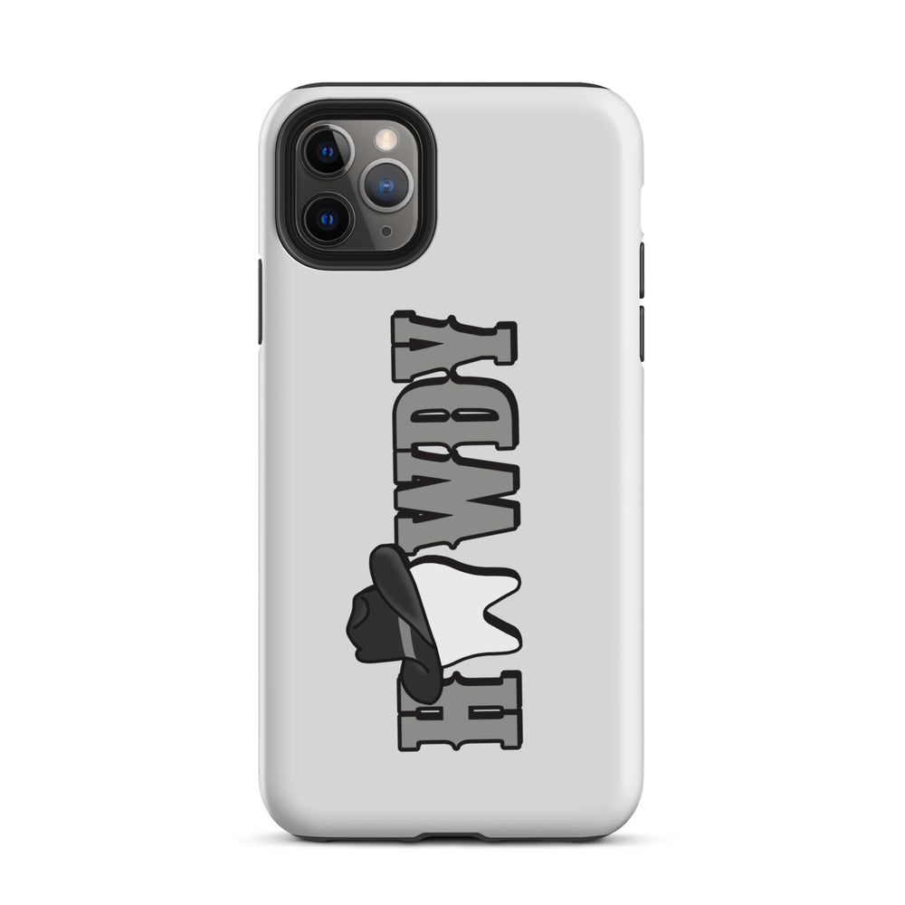 Howdy Tooth Tough Case for iPhone® Black Design