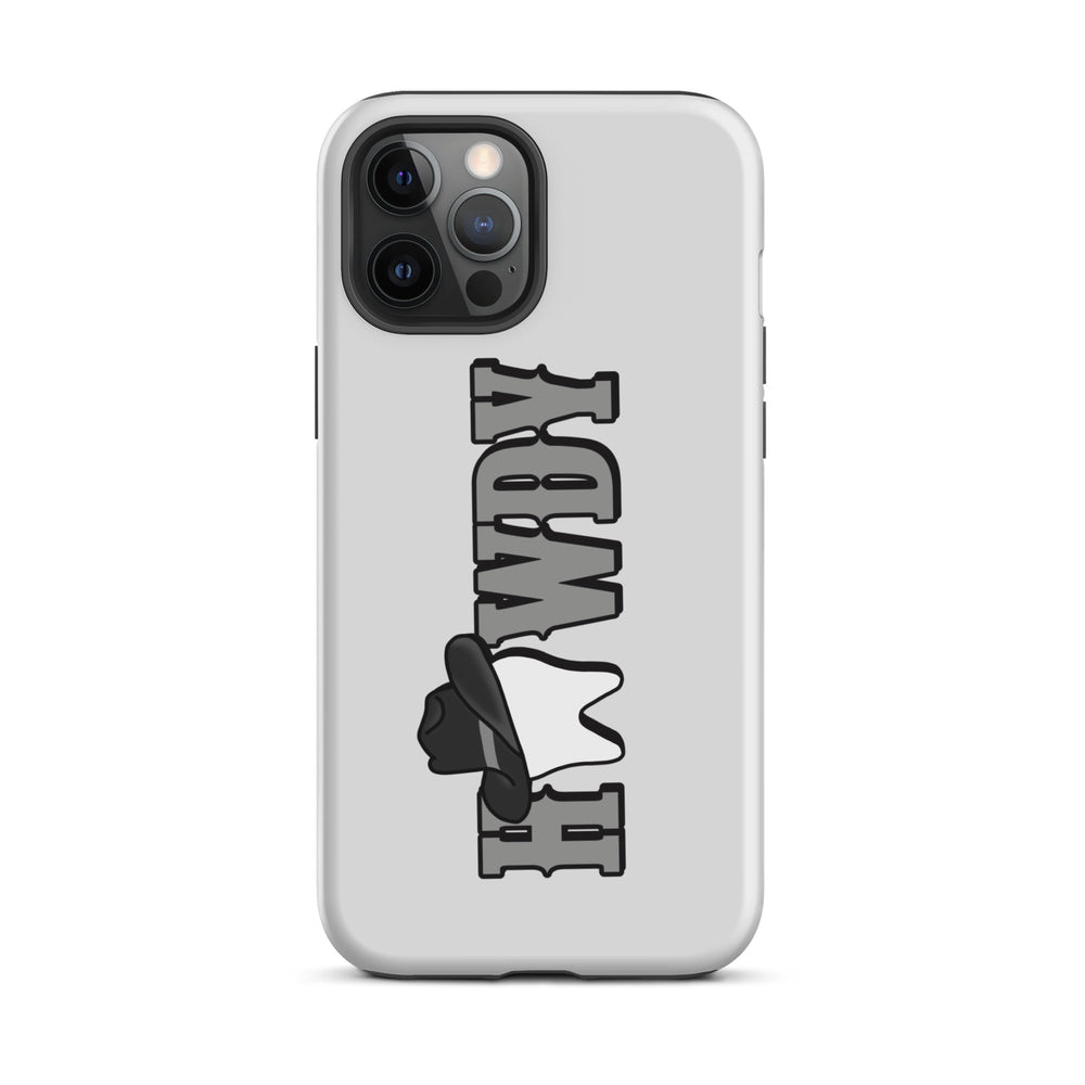 Howdy Tooth Tough Case for iPhone® Black Design