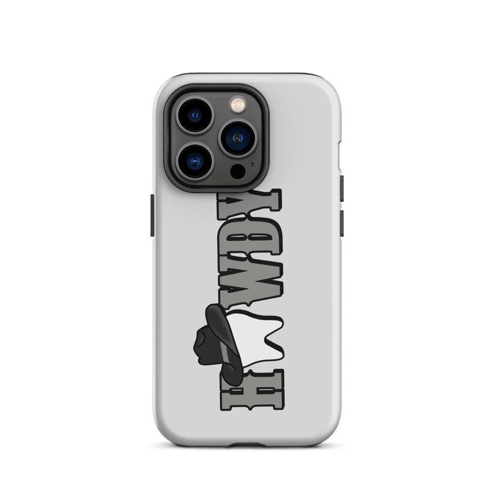 Howdy Tooth Tough Case for iPhone® Black Design