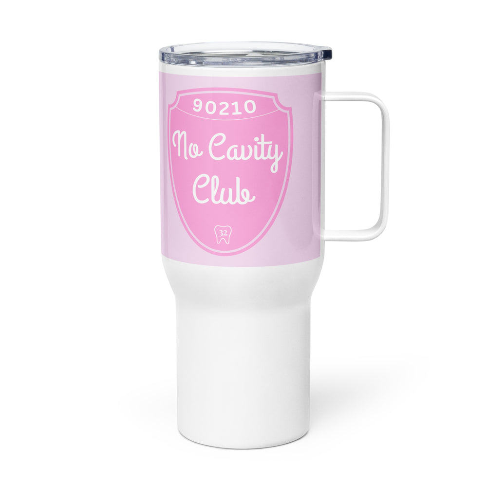 No Cavity Club Travel mug with a handle