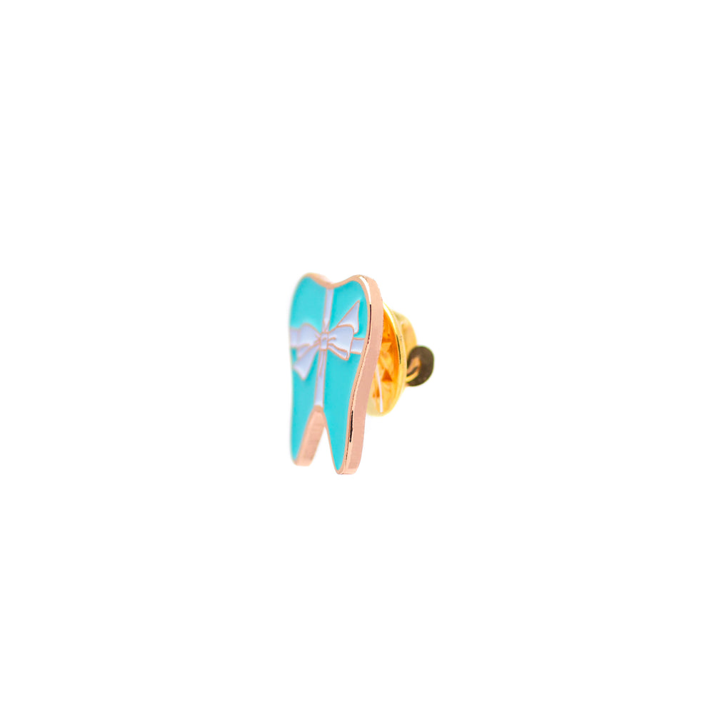 
            
                Load image into Gallery viewer, Specialty Tooth Pin - Turquoise Present
            
        
