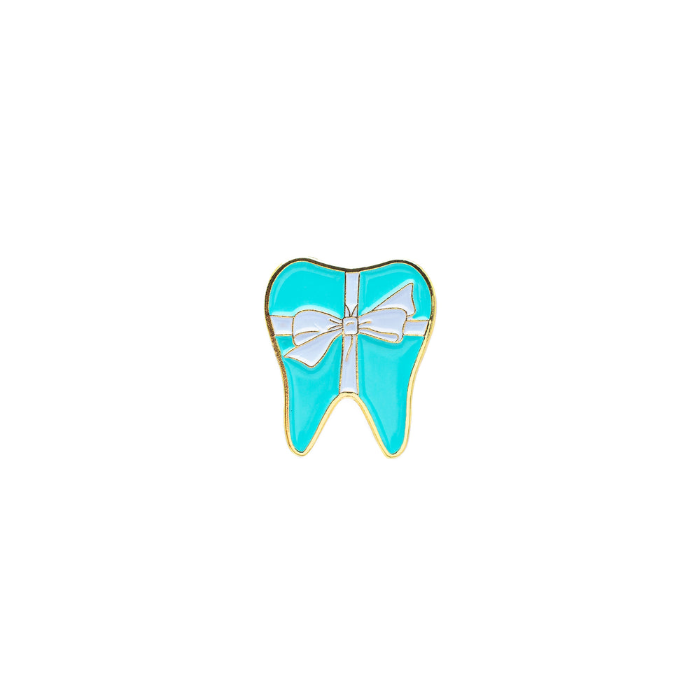 
            
                Load image into Gallery viewer, Specialty Tooth Pin - Turquoise Present
            
        
