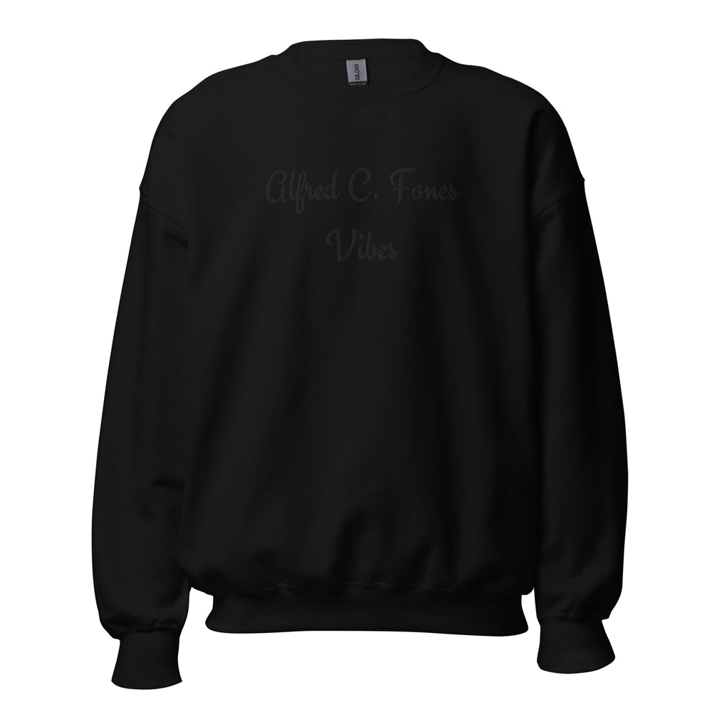 
            
                Load image into Gallery viewer, Alfred C. Fones Vibes Embroidered Sweatshirt
            
        