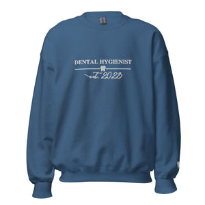 2023 Dental Hygienist Graduate Embroidered Sweatshirt