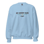 No Cavity Club Embroidered Sweatshirt Pink & Green Design