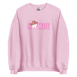 Howdy Cowgirl Tooth Brown Hat Sweatshirt Pink Design