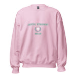 Dental Hygienist 90210 Collegiate Green & Pink Sweatshirt