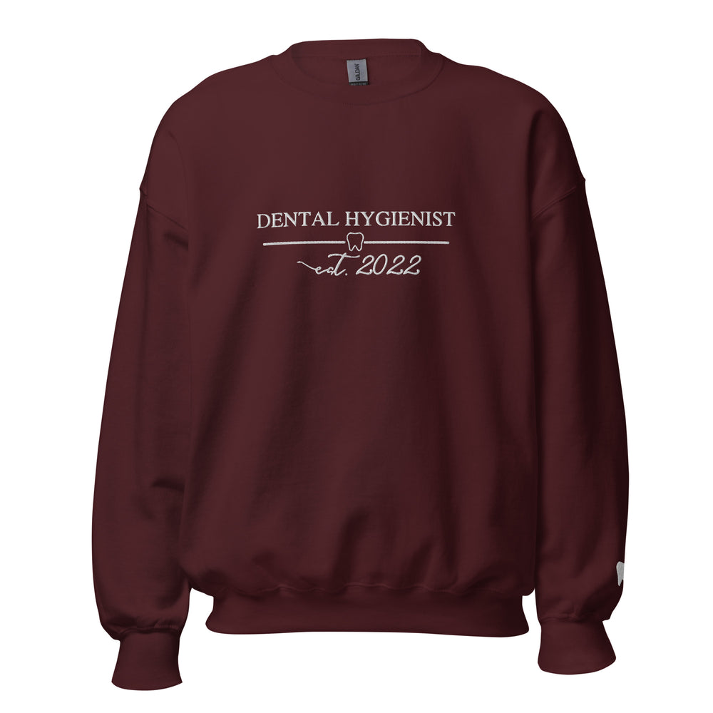 
            
                Load image into Gallery viewer, 2022 Dental Hygienist Embroidered Graduate Sweatshirt
            
        