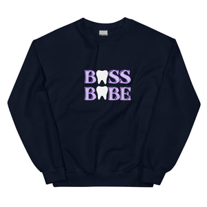 
            
                Load image into Gallery viewer, Boss Babe Sweatshirt Lavender Design
            
        