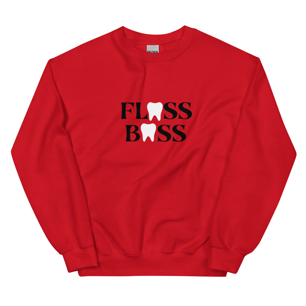 
            
                Load image into Gallery viewer, Floss Boss Sweatshirt Black Design
            
        
