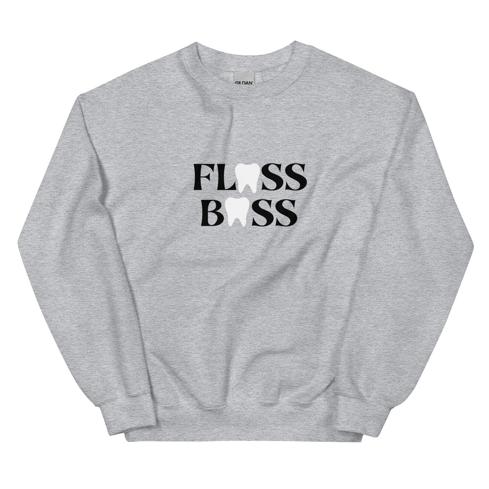
            
                Load image into Gallery viewer, Floss Boss Sweatshirt Black Design
            
        