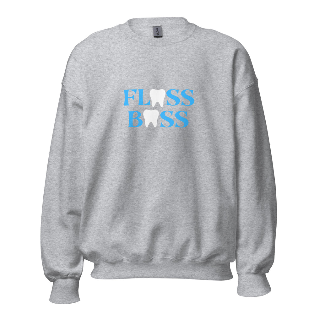 
            
                Load image into Gallery viewer, Floss Boss Sweatshirt Blue Design
            
        