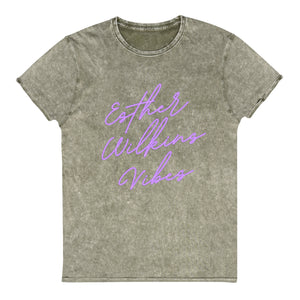 Esther Wilkins Vibes Denim T-Shirt