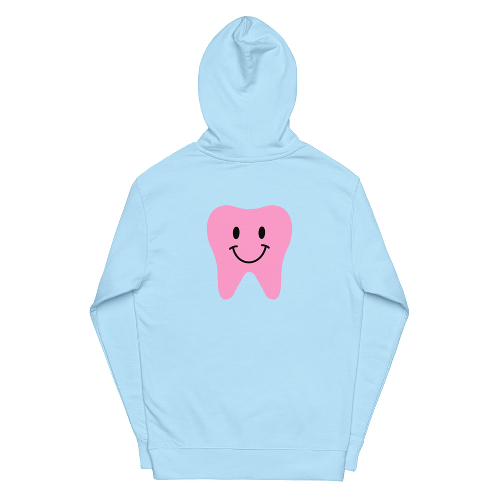 Pink Happy Tooth Hoodie