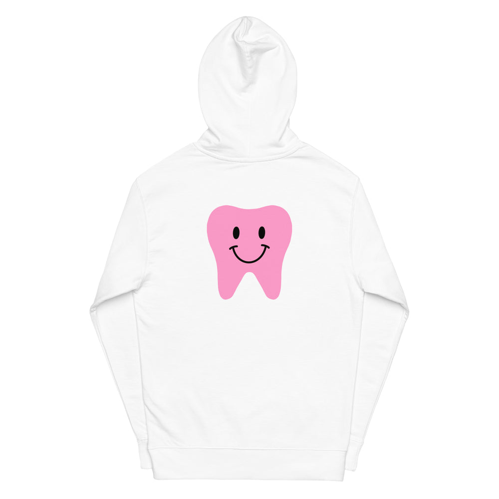 Pink Happy Tooth Hoodie