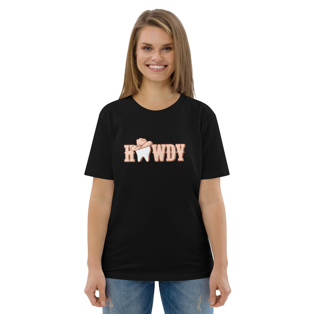
            
                Load image into Gallery viewer, Howdy Cowgirl Tooth  T-Shirt Neutral Design
            
        