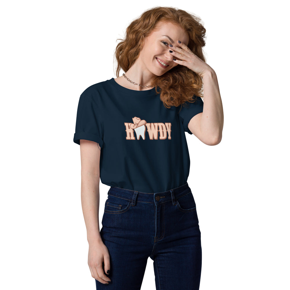 
            
                Load image into Gallery viewer, Howdy Cowgirl Tooth  T-Shirt Neutral Design
            
        