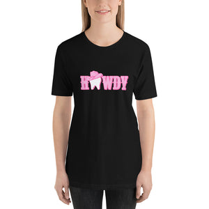 
            
                Load image into Gallery viewer, Howdy Cowgirl  Pink Hat T-Shirt Pink Design
            
        