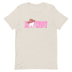 Howdy Cowgirl Tooth Brown Hat T-Shirt Pink Design