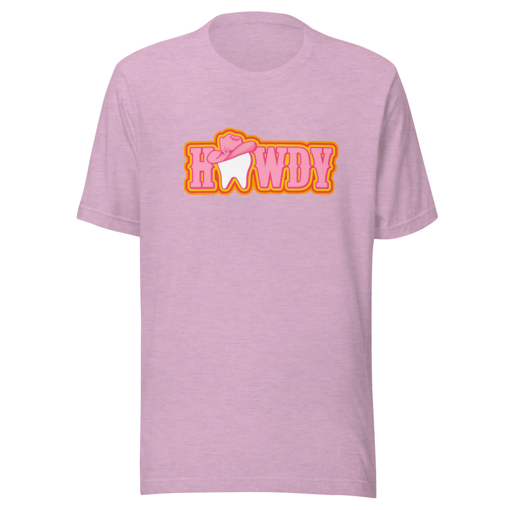 Howdy Cowgirl Tooth Retro Design Unisex T-Shirt