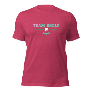 
            
                Load image into Gallery viewer, Team Smile Collegiate T-Shirt
            
        