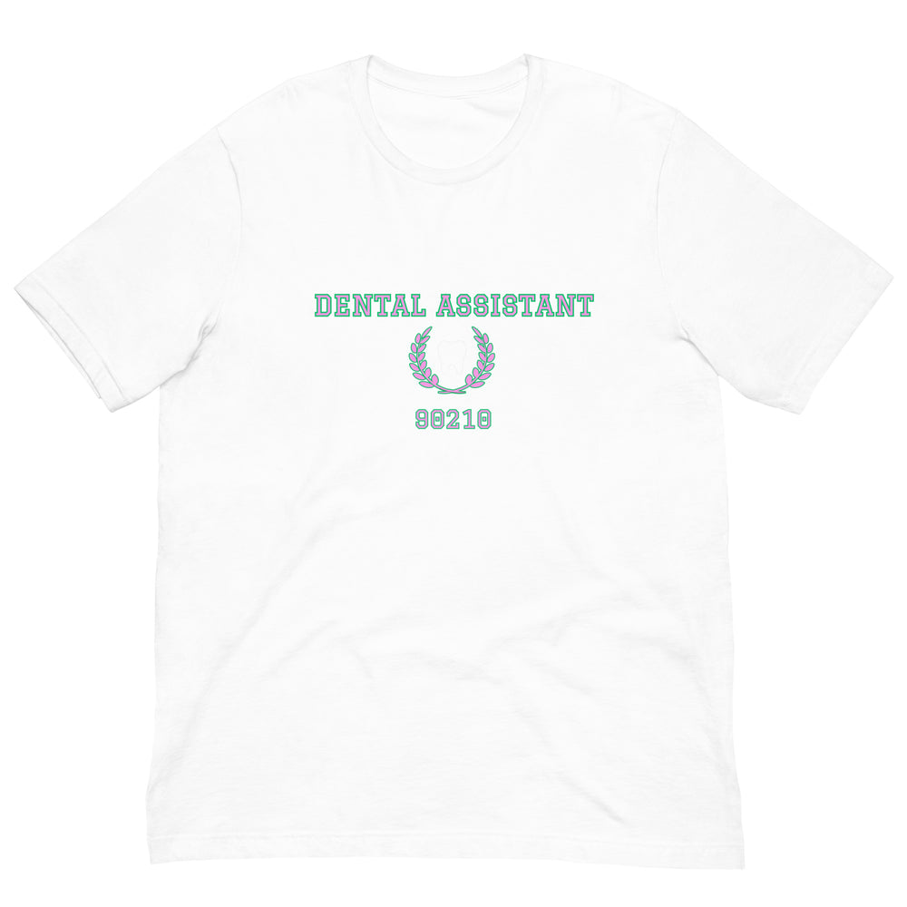 Dental Assistant 90210 Collegiate Green & Pink