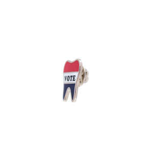 
            
                Load image into Gallery viewer, Specialty Tooth Pin - VOTE
            
        