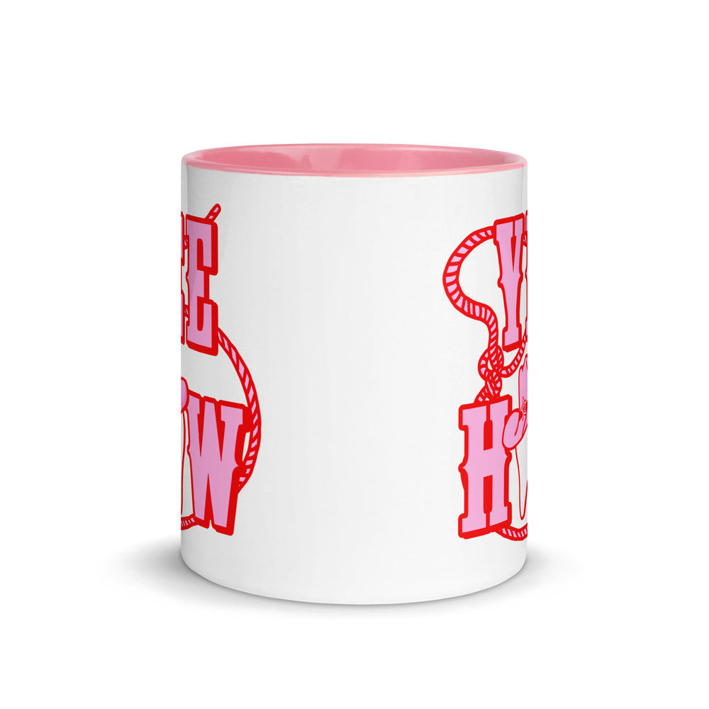 Yea Haw Cowgirl Tooth Mug with Color Inside