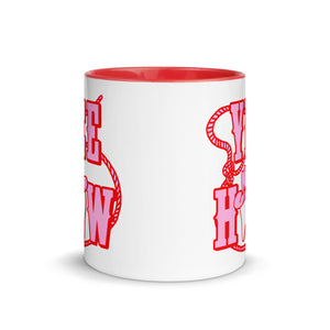Yea Haw Cowgirl Tooth Mug with Color Inside