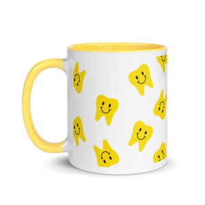 Happy Tooth Mug with Color Inside