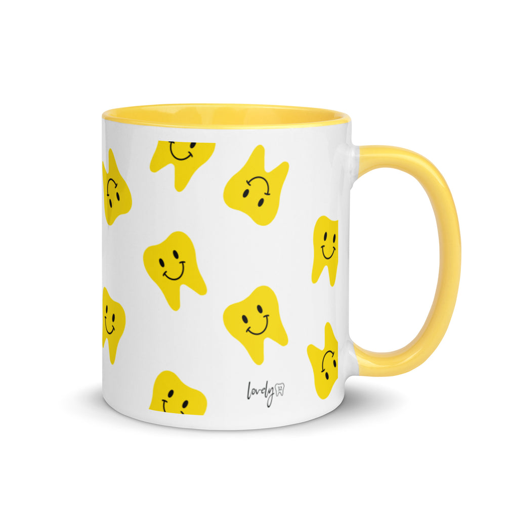 Happy Tooth Mug with Color Inside