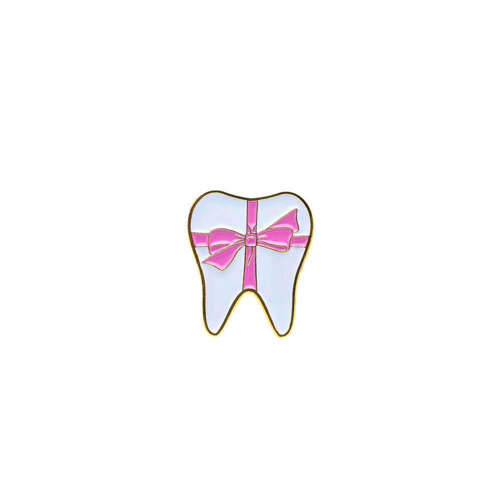 Specialty Tooth Pin - White Present