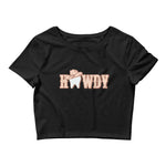 Howdy Cowgirl Tooth Women’s Crop Tee Neutral Design