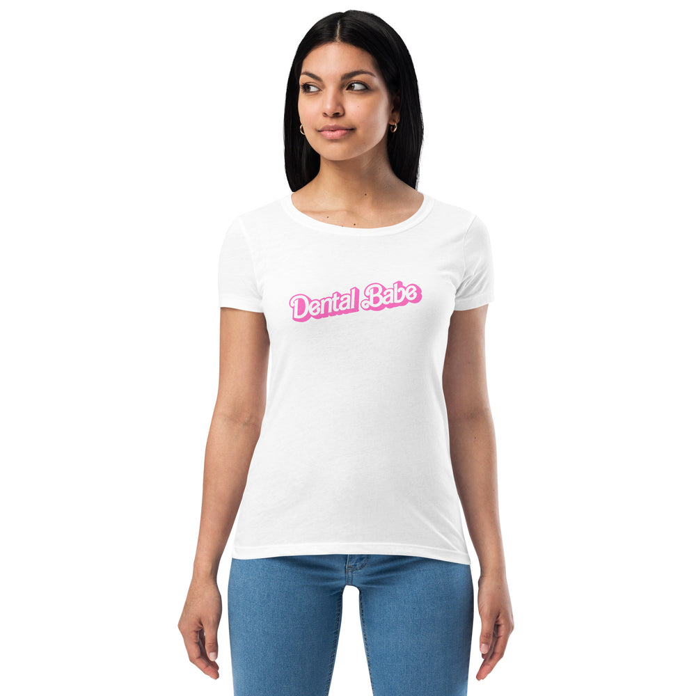 
            
                Load image into Gallery viewer, Dental Babe- Retro Design Women’s fitted t-shirt
            
        
